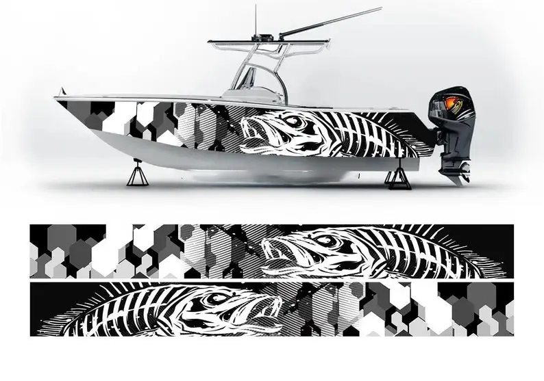 Camo in bianco e nero Marlin F - Fishing Boat Trailer recensione e prezzo